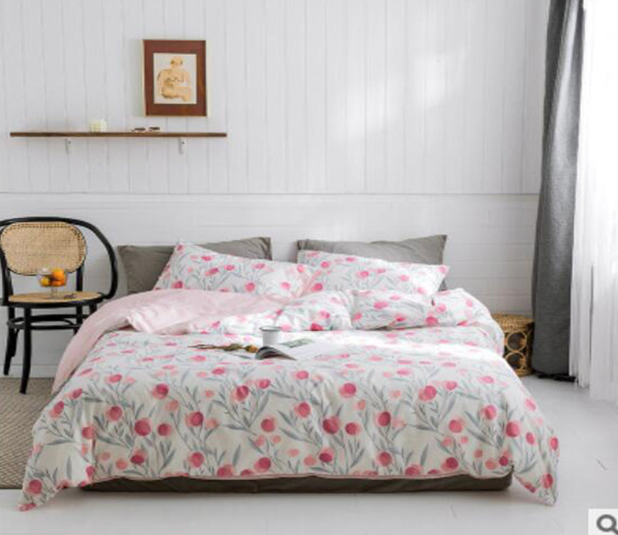 3D Flowers 40119 Bed Pillowcases Quilt