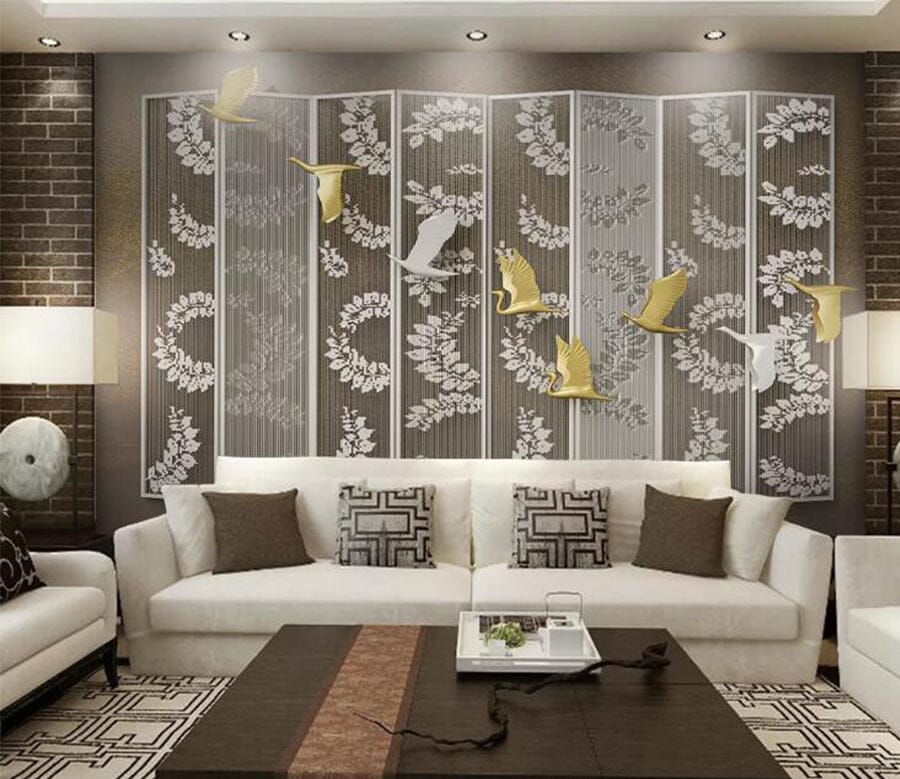 3D Lotus Flower WC150 Wall Murals Wallpaper AJ Wallpaper 2 