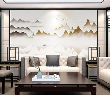 3D Misty Valley 364 Wall Murals Wallpaper AJ Wallpaper 2 