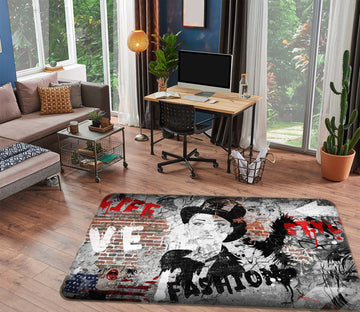 3D Fashion Women 77119 Non Slip Rug Mat