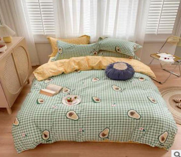 3D Avocado 40154 Bed Pillowcases Quilt