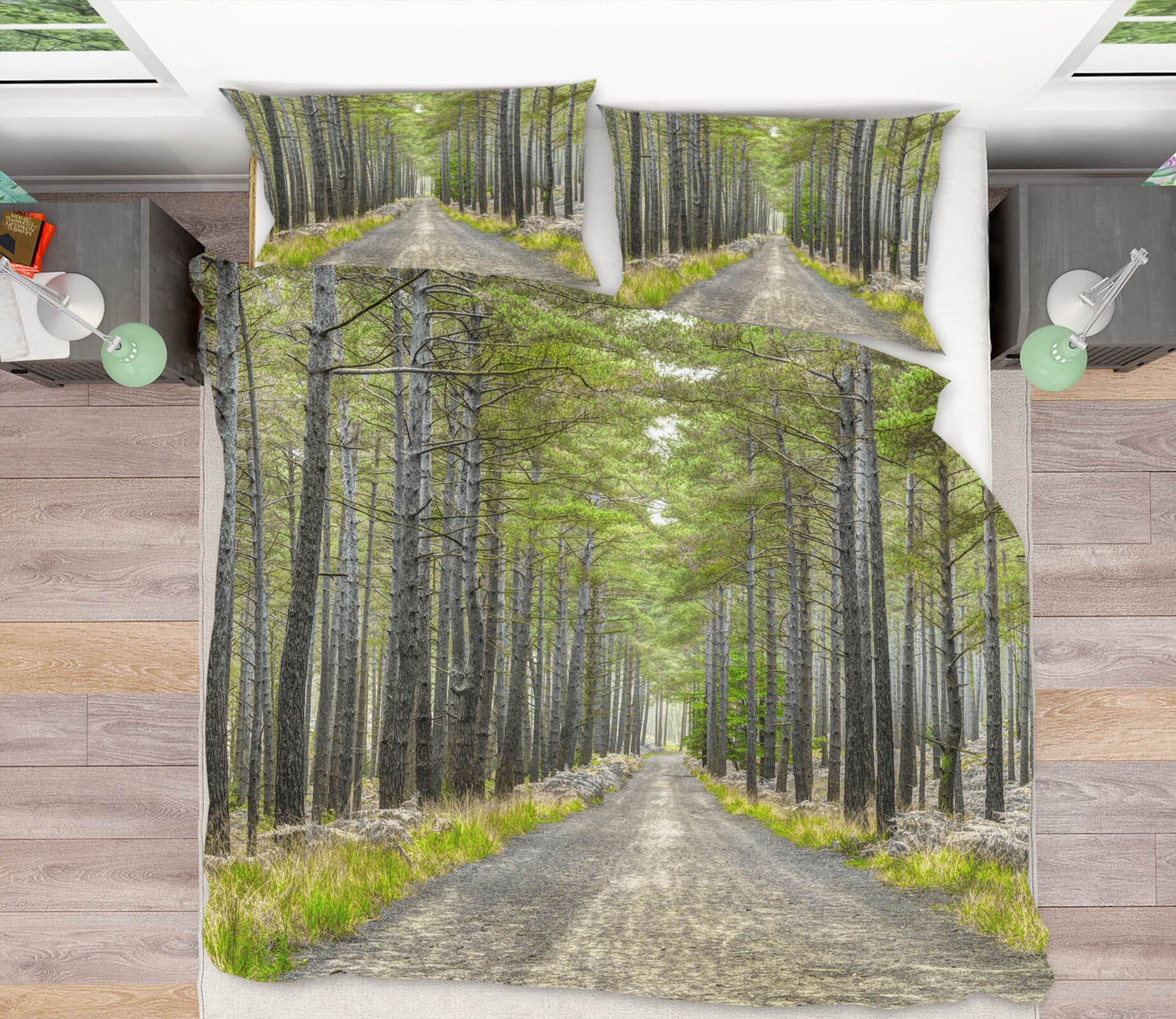 3D Autumn Trees 1034 Assaf Frank Bedding Bed Pillowcases Quilt Quiet Covers AJ Creativity Home 