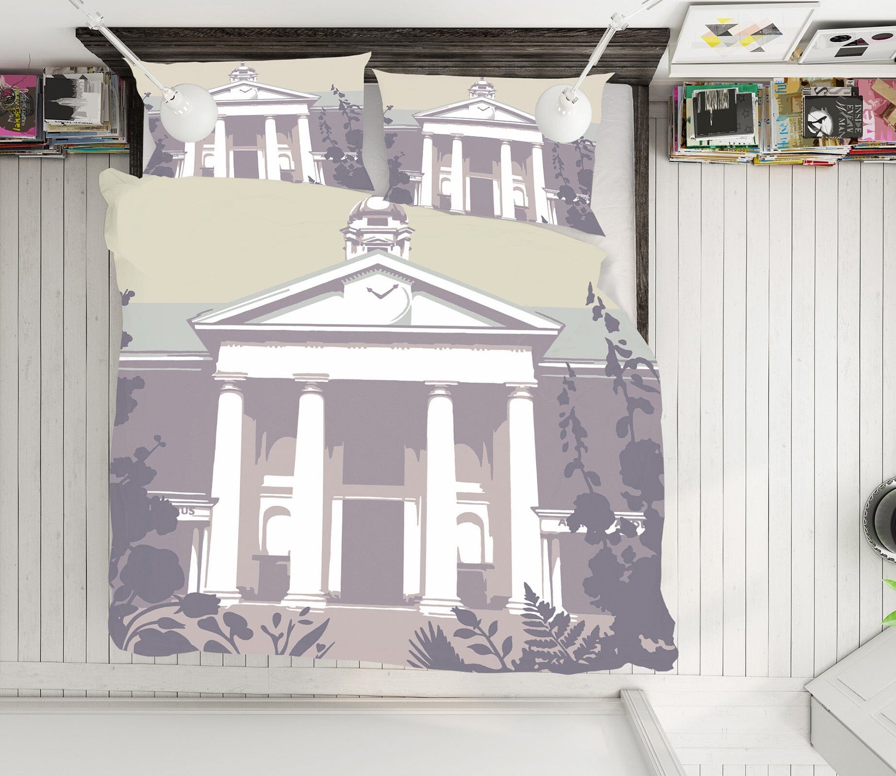 3D Chelsea Flower Show 2011 Steve Read Bedding Bed Pillowcases Quilt Quiet Covers AJ Creativity Home 