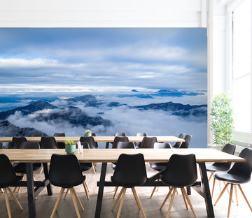 3D Cloud Mountain 003 Wall Murals
