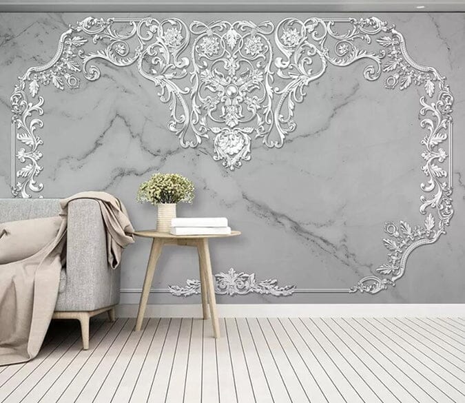 3D Grey Pattern 2515 Wall Murals Wallpaper AJ Wallpaper 2 