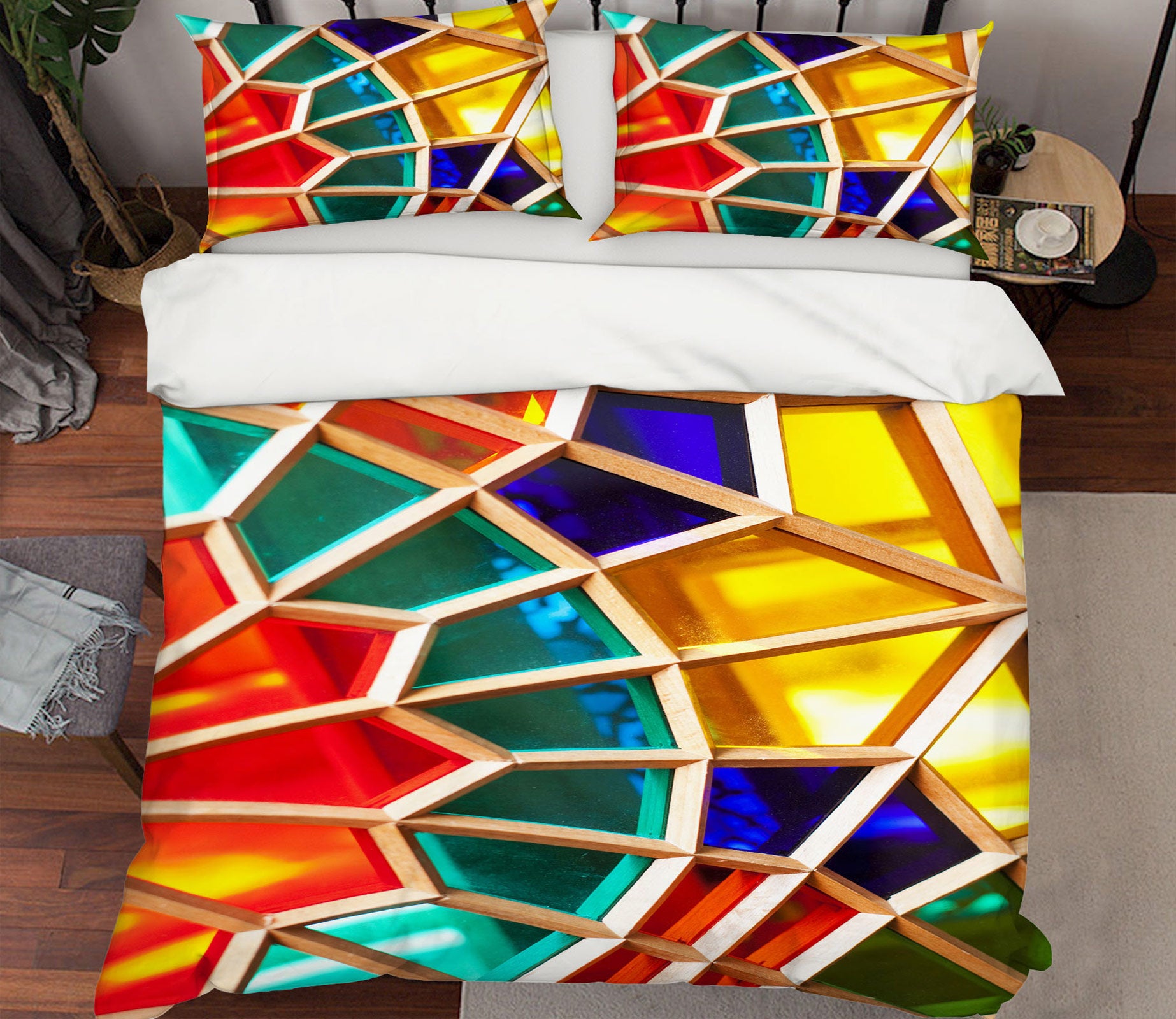 3D Color 13152 Bed Pillowcases Quilt