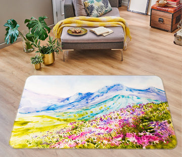 3D Lawn Flowers 30205 Non Slip Rug Mat