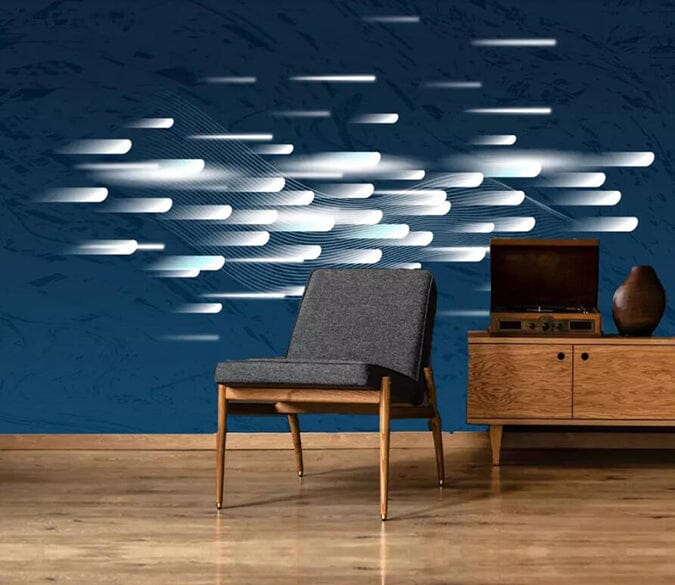 3D White Shooting Star 2925 Wall Murals Wallpaper AJ Wallpaper 2 
