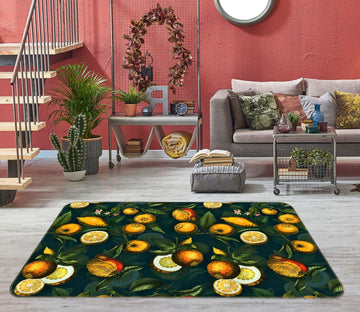 3D Golden Oranges 148 Uta Naumann Rug Non Slip Rug Mat Mat AJ Creativity Home 