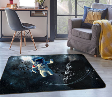 3D Astronaut Meteorite 42097 Vehicle Non Slip Rug Mat