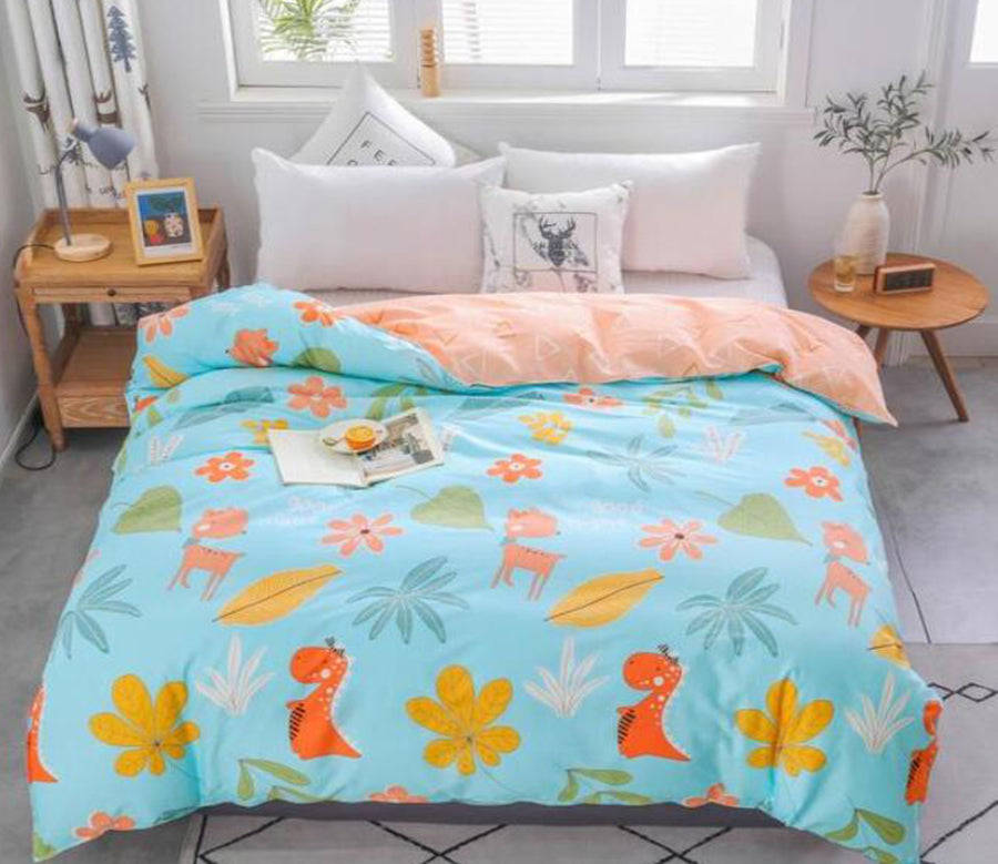3D Colored Leaves 3165 Bed Pillowcases Quilt