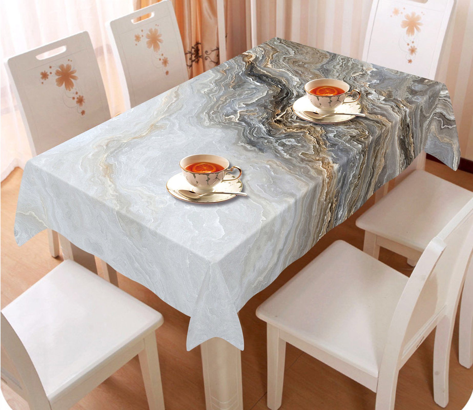 3D Wave Stone Pattern 69 Tablecloths Wallpaper AJ Wallpaper 