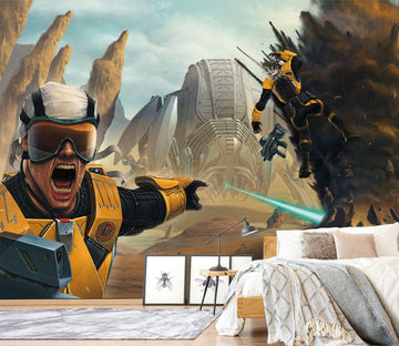 3D Battlefield 1515 Wall Murals Exclusive Designer Vincent Wallpaper AJ Wallpaper 2 