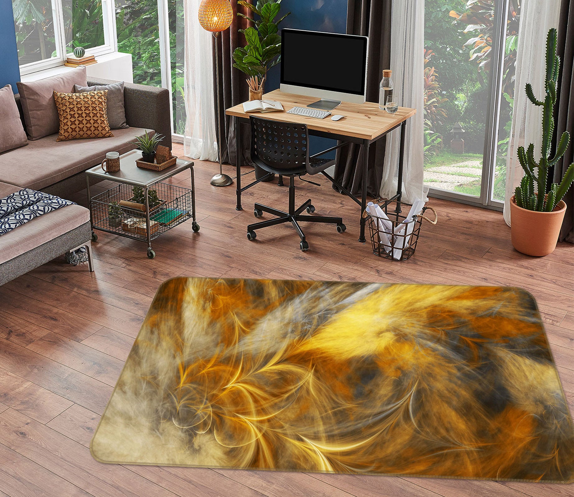 3D Texture 34180 Non Slip Rug Mat