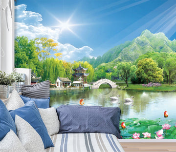 3D Clear Sky 1417 Wall Murals Wallpaper AJ Wallpaper 2 