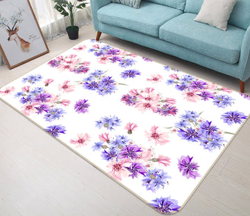 3D Flowers 35081 Non Slip Rug Mat