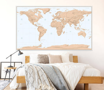 3D Beautiful Land 291 World Map Wall Sticker Wallpaper AJ Wallpaper 2 