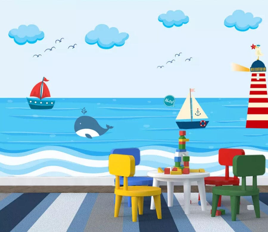 3D Sea Ship 2110 Wall Murals Wallpaper AJ Wallpaper 2 