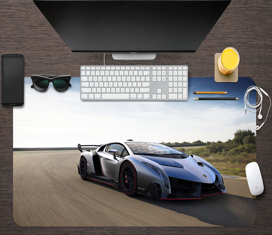 3D Sports Car 17054 Desk Mat