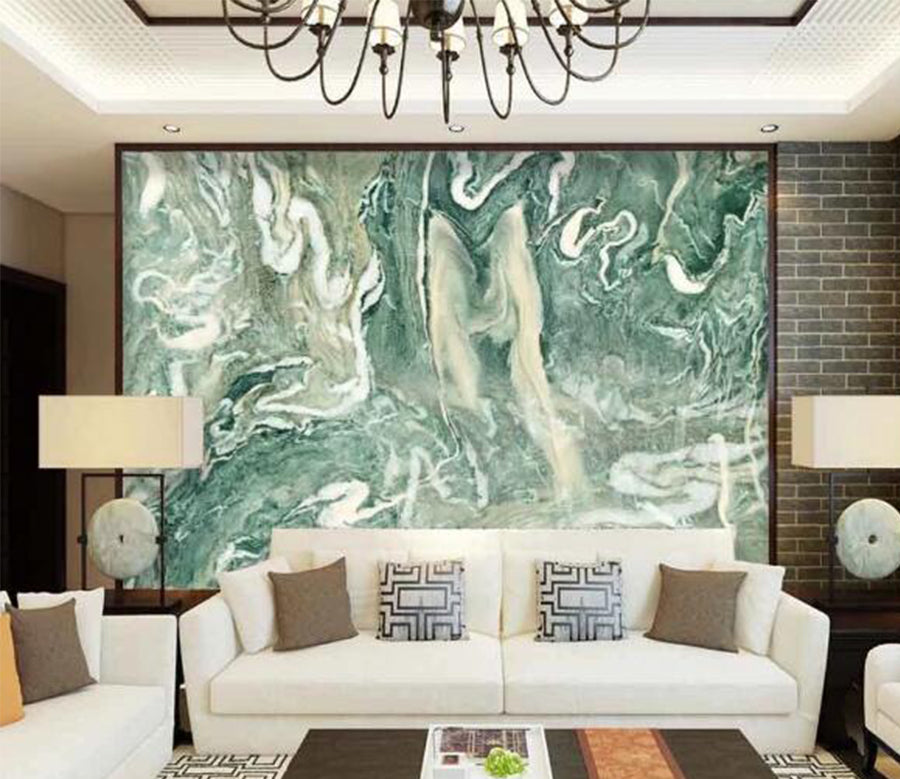 3D Green Texture WC332 Wall Murals