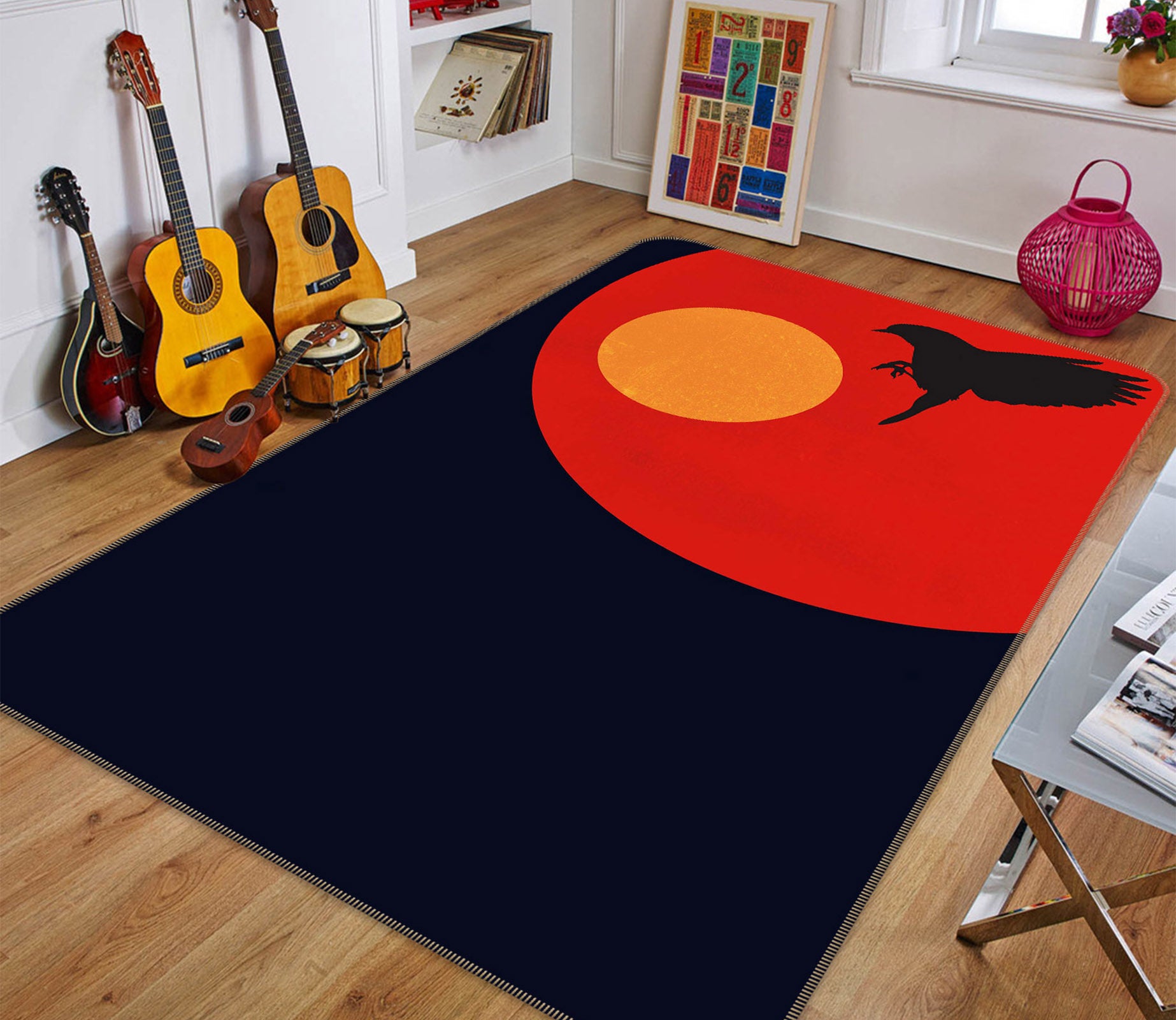 3D Tokyo Nights 1129 Boris Draschoff Rug Non Slip Rug Mat