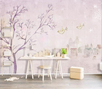 3D Cute bird 090 Wall Murals Wallpaper AJ Wallpaper 2 