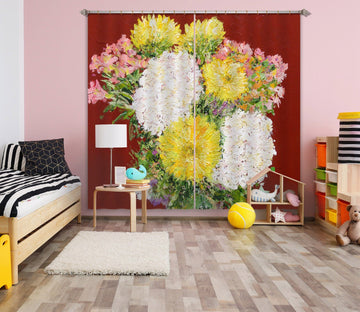 3D Bouquet 210 Allan P. Friedlander Curtain Curtains Drapes Curtains AJ Creativity Home 