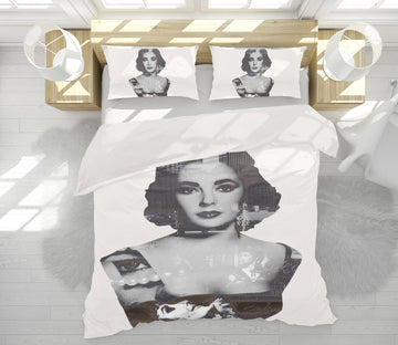 3D Curly Girl 2004 Marco Cavazzana Bedding Bed Pillowcases Quilt Quiet Covers AJ Creativity Home 