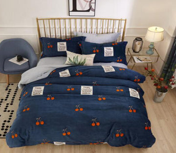 3D Cherry 20180 Bed Pillowcases Quilt