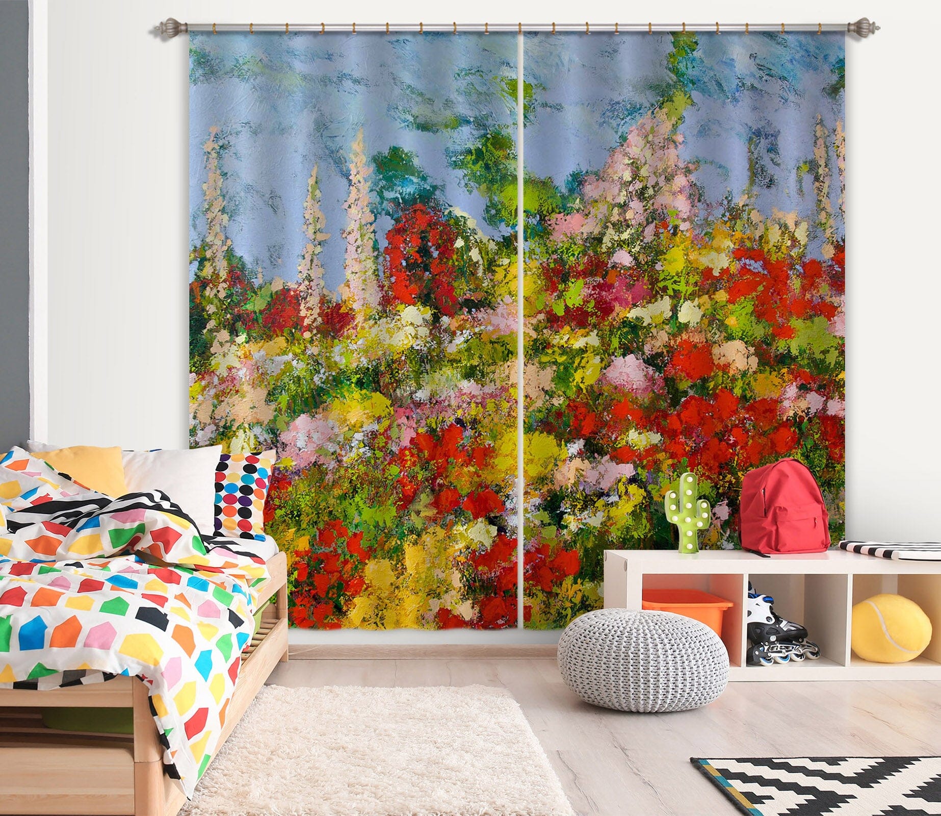 3D Forest Garden 193 Allan P. Friedlander Curtain Curtains Drapes Curtains AJ Creativity Home 