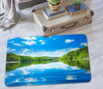 3D Sky Water Reflection 29166 Non Slip Rug Mat