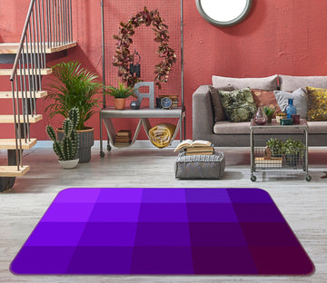 3D Purple 70048 Shandra Smith Rug Non Slip Rug Mat