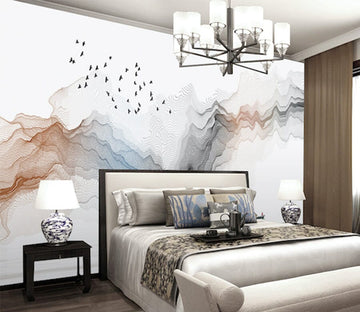 3D Color Wave WG189 Wall Murals Wallpaper AJ Wallpaper 2 