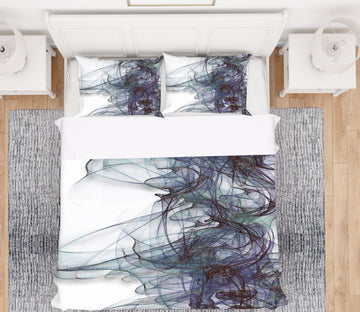 3D Black Smoke 12120 Bed Pillowcases Quilt