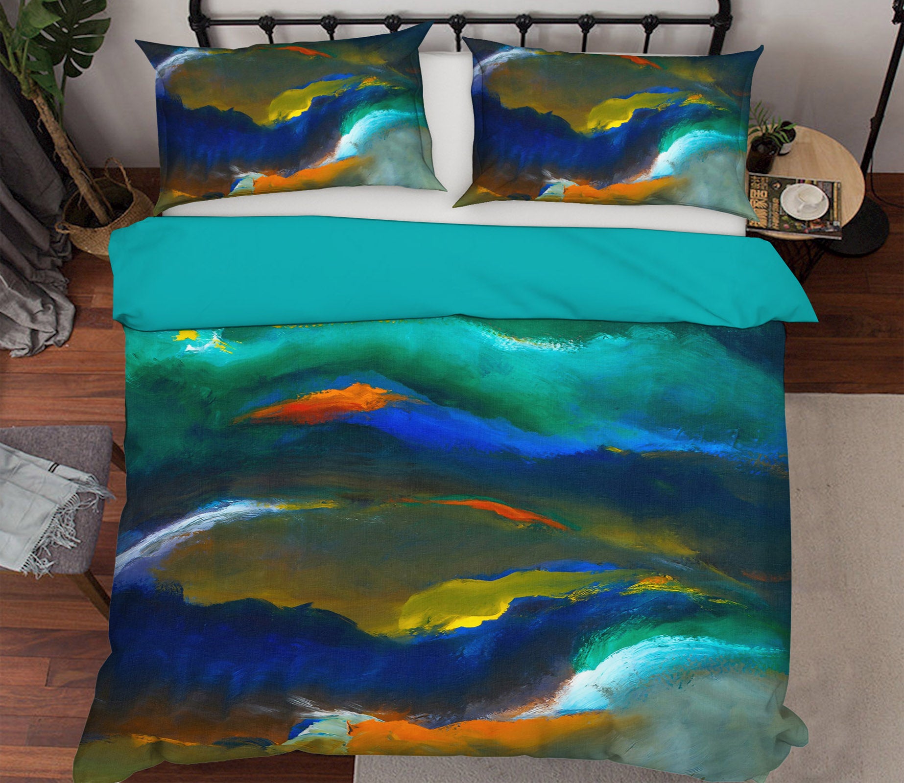3D Color Cloud 12162 Bed Pillowcases Quilt