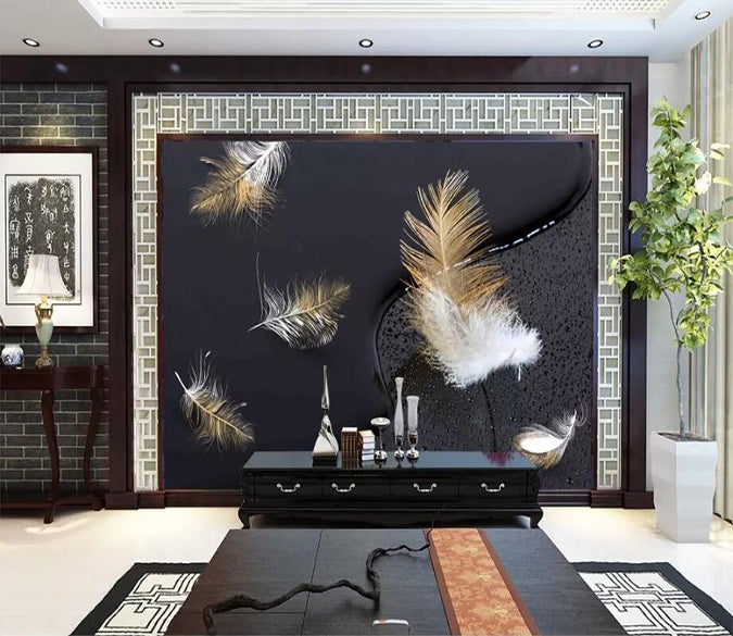 3D Feather 1665 Wall Murals Wallpaper AJ Wallpaper 2 