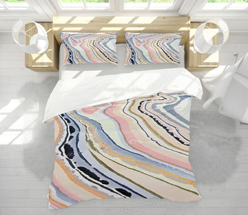 3D Color Stripes Texture 12126 Bed Pillowcases Quilt