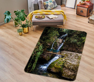 3D Stone Water 27021 Non Slip Rug Mat