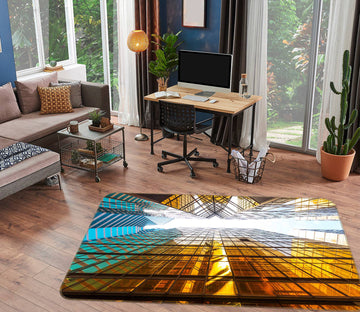 3D Tall Building 77015 Non Slip Rug Mat