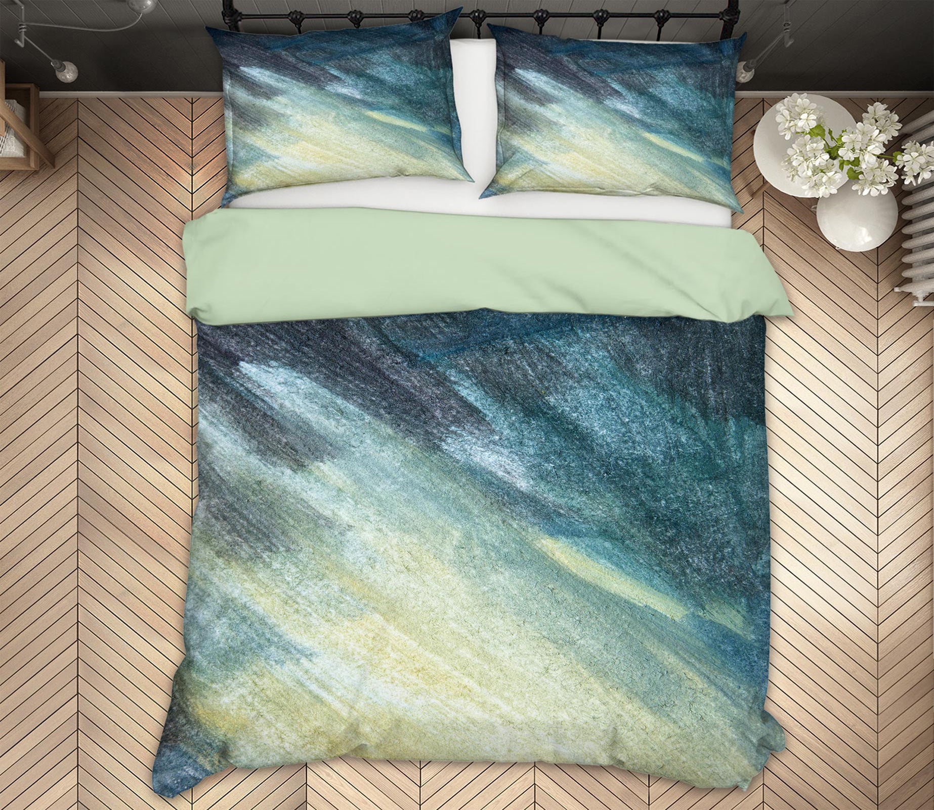 3D Pattern 60003 Bed Pillowcases Quilt