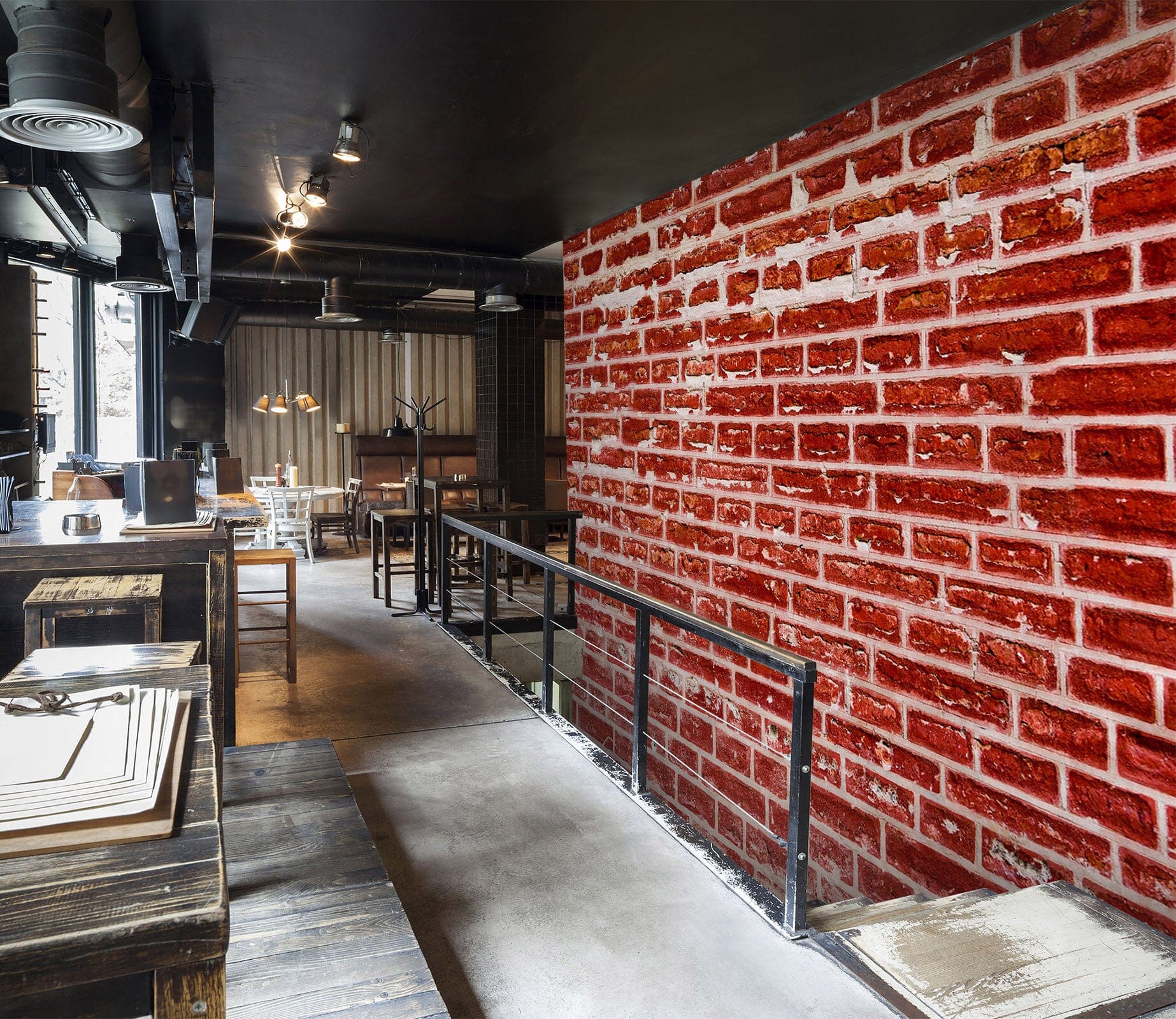 3D Red City Wall 1411 Wall Murals Wallpaper AJ Wallpaper 2 