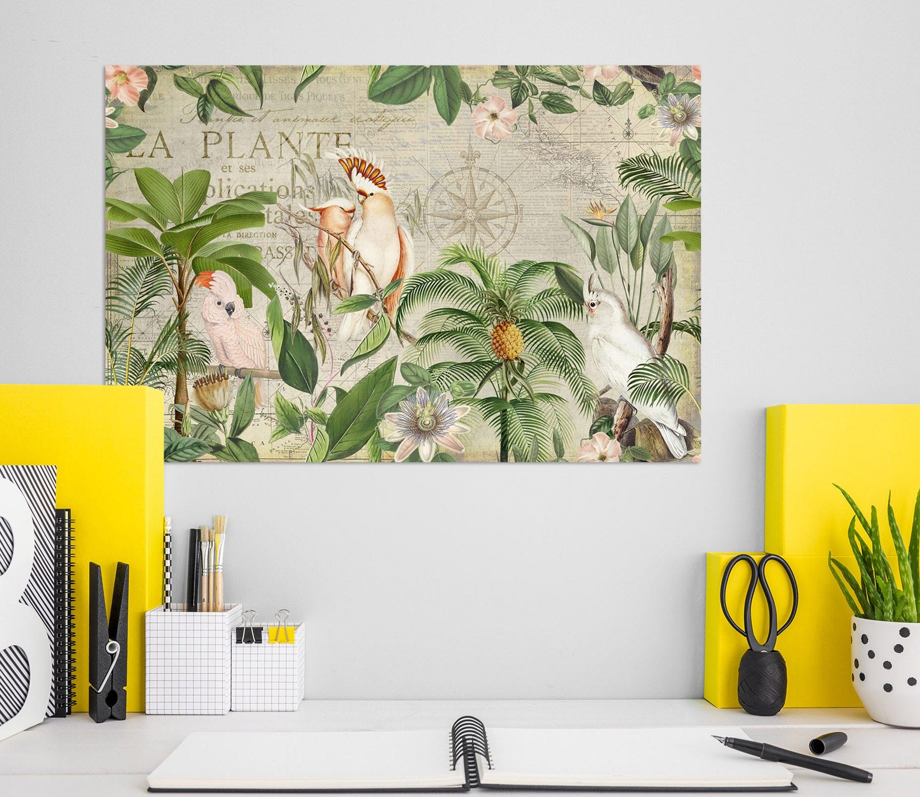 3D Forest Parrot 045 Andrea haase Wall Sticker Wallpaper AJ Wallpaper 2 