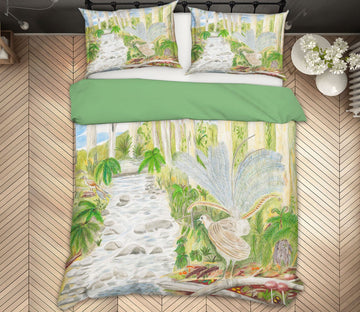 3D Forest Path 031 Michael Sewell Bedding Bed Pillowcases Quilt Quiet Covers AJ Creativity Home 