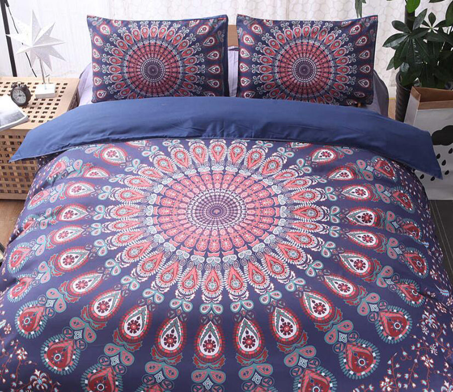 3D Fuchsia Pattern 9945 Bed Pillowcases Quilt