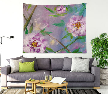 3D Pink Roses 3638 Skromova Marina Tapestry Hanging Cloth Hang