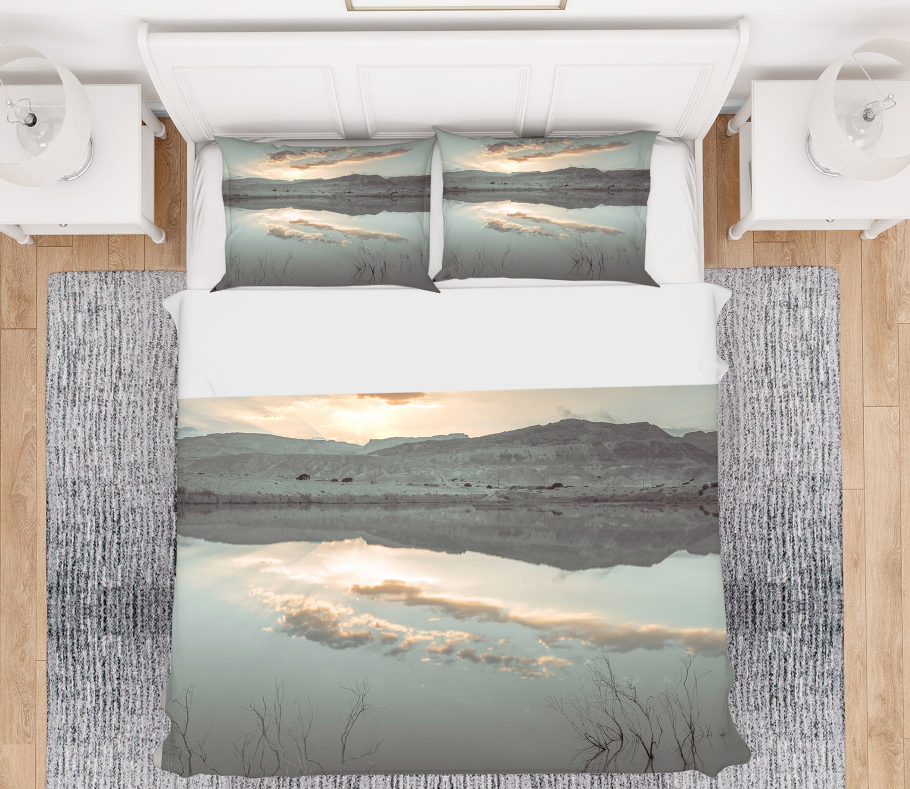 3D Cloud Reflection 1028 Assaf Frank Bedding Bed Pillowcases Quilt