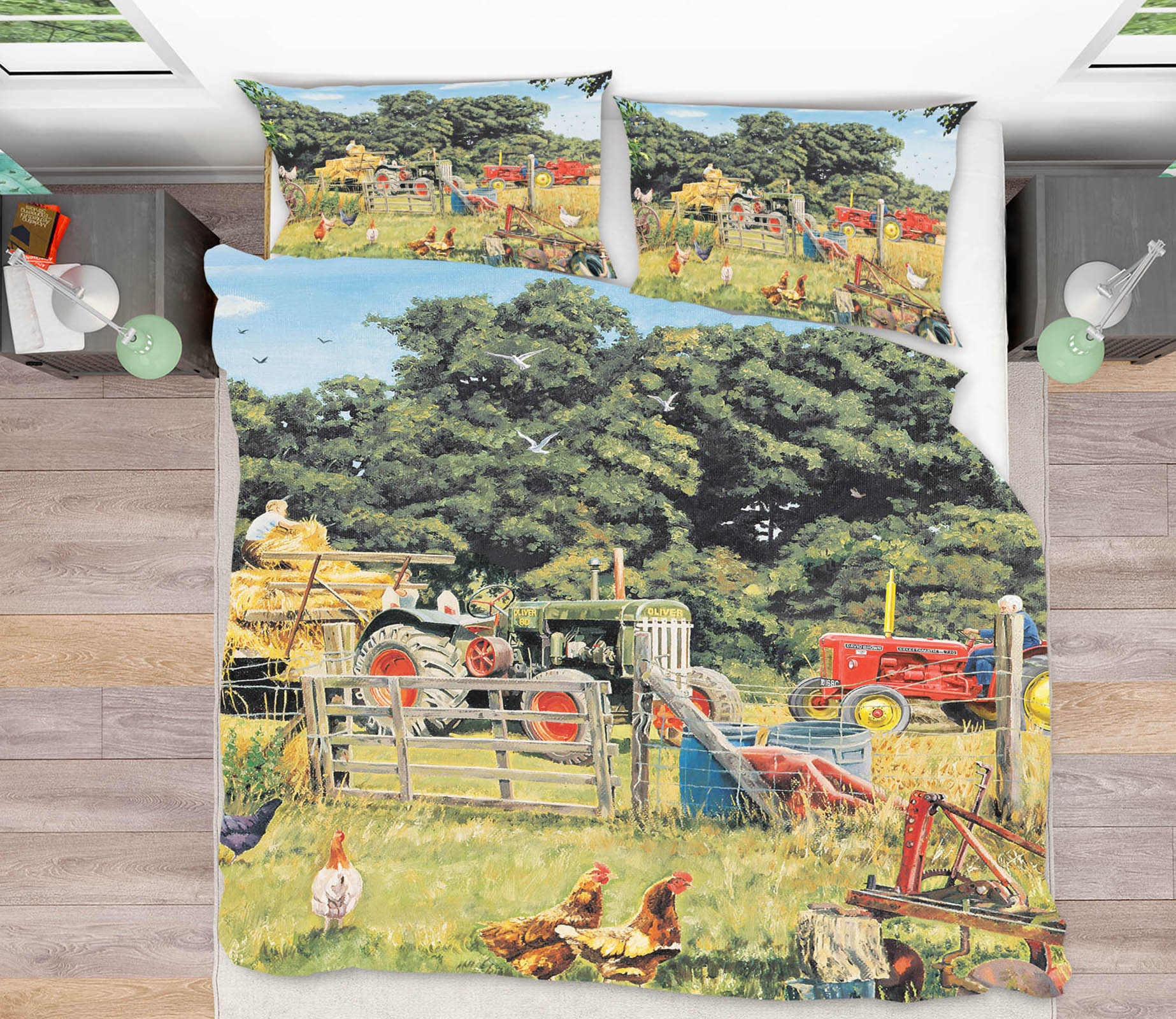 3D Farm Tree 8903 Trevor Mitchell bedding Bed Pillowcases Quilt