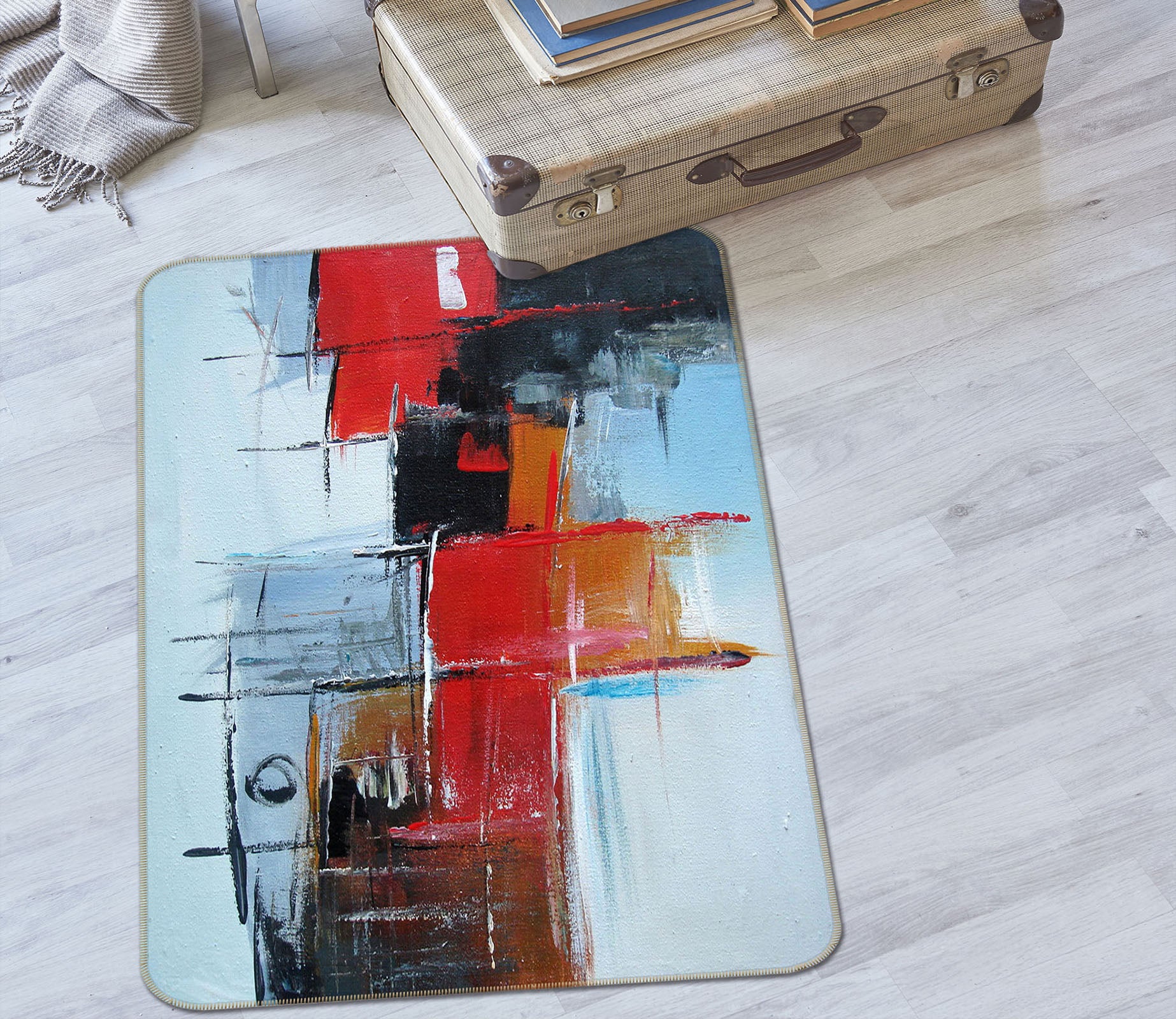 3D Pattern 33243 Non Slip Rug Mat