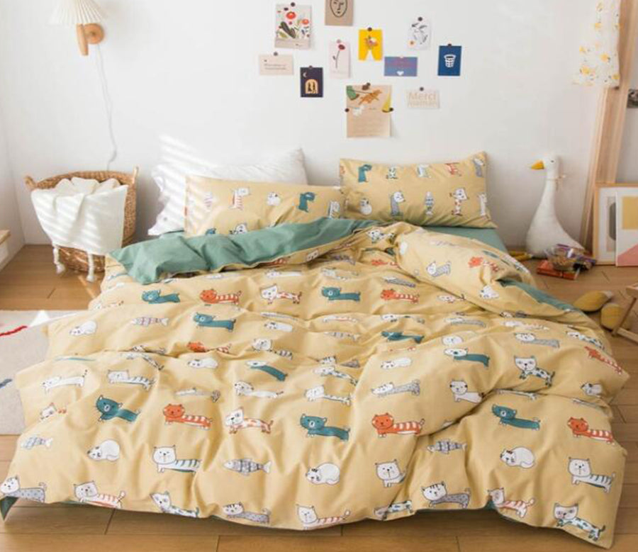 3D Various Cats 5028 Bed Pillowcases Quilt