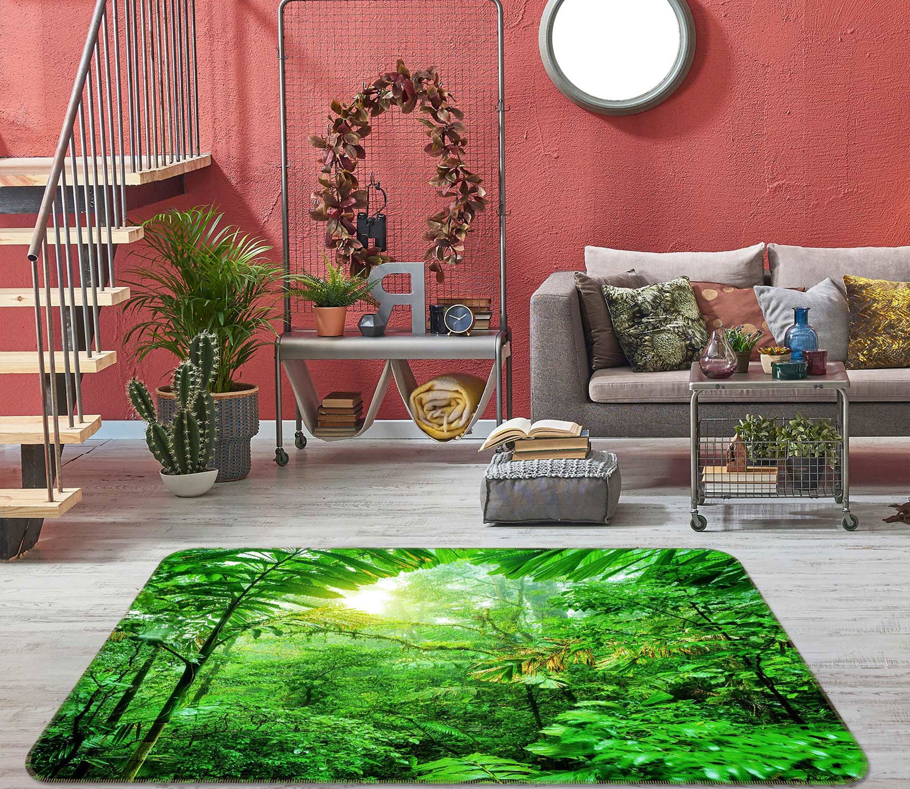 3D Jungle 77124 Non Slip Rug Mat